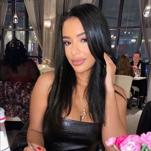 Black Faux Leather Dress